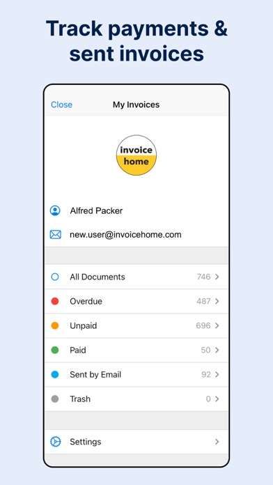 Invoice Maker & Billing App Screenshot