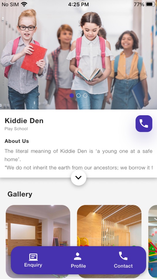 #1. Kiddie Den Playschool (iOS) By: Alok .