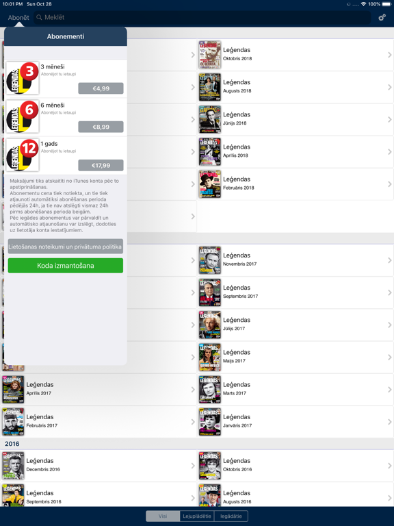 Screenshot #6 pour Leģendas