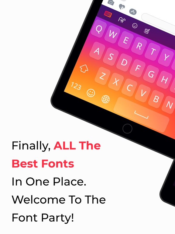 Screenshot #4 pour Font Party: New Keyboard Fonts