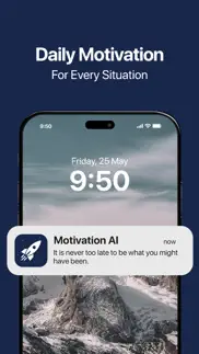 motivation ai ambition quotes iphone screenshot 1
