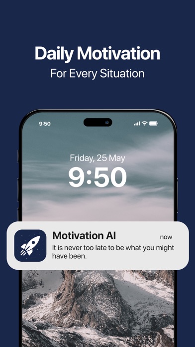 Motivation AI Ambition Quotes Screenshot