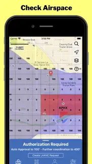 laanc drone airspace approval iphone screenshot 1