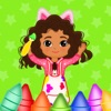 Magic House Doll : Coloring icon