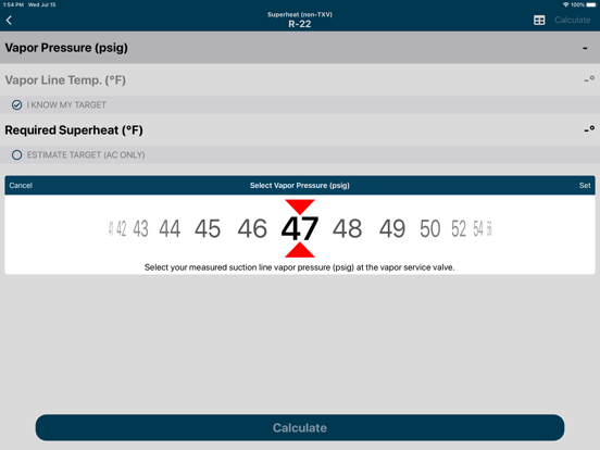 Screenshot #6 pour HVACR Check & Charge