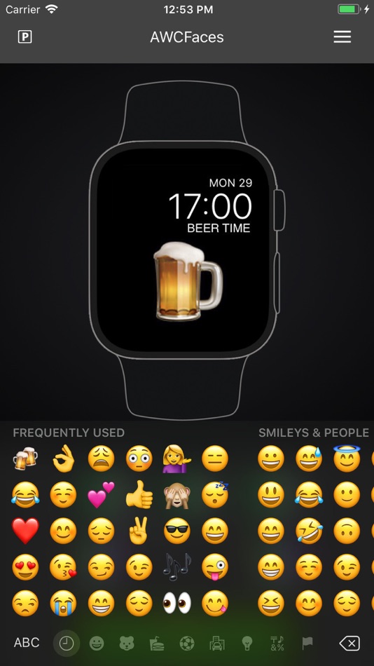#2. AWC Faces (iOS) 由: Filipe Freitas