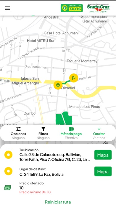 Central de Taxis Screenshot