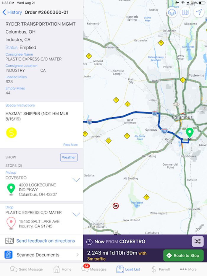 IWX Motor Freight Mobile