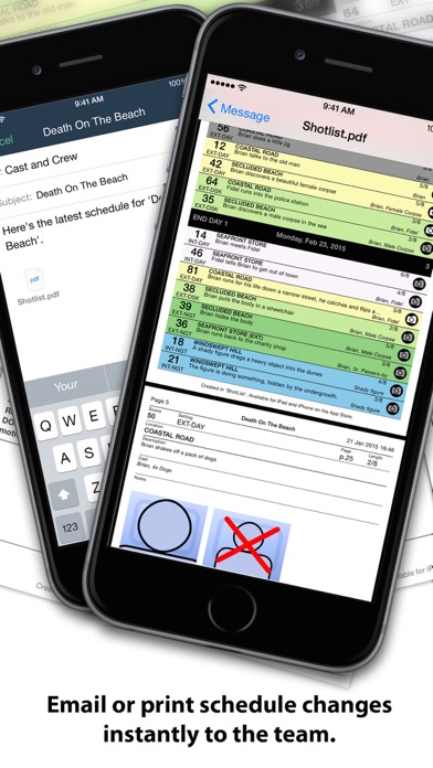 ShotList- Movie Shoot Planning Screenshot