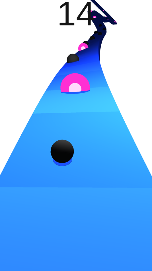 #3. Space Ball Rush Run (iOS) Podle: 一力 郭