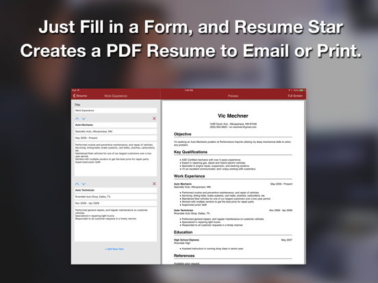 Resume Star: Pro CV Maker iPad app afbeelding 4