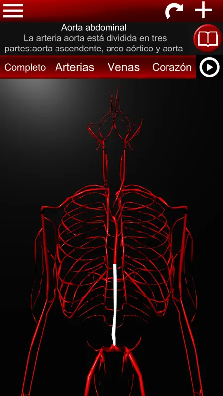 Sistema Circulatorio en 3D screenshot 3 of 6