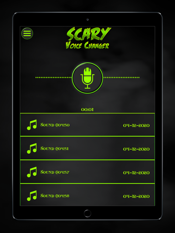 Scary Voice Changer & Recorder screenshot 2