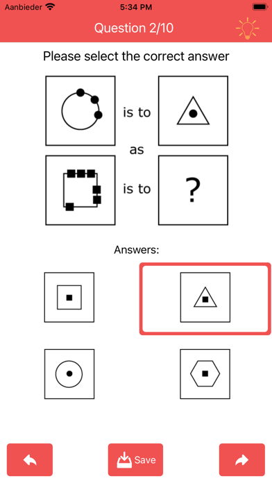 Abstract Reasoning Test Prep Screenshot