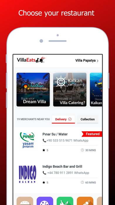 Villa Eats - Food Delivery Screenshot