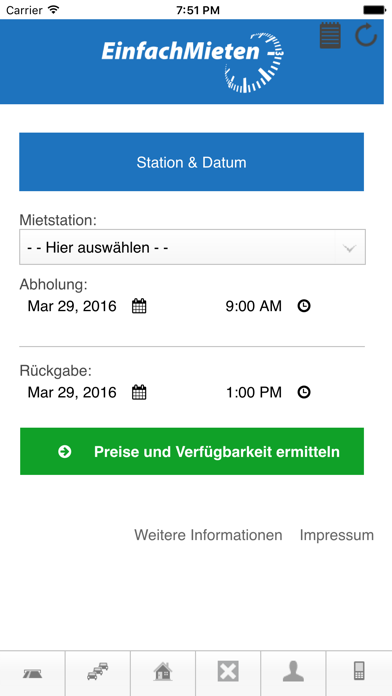 MietFirma Screenshot