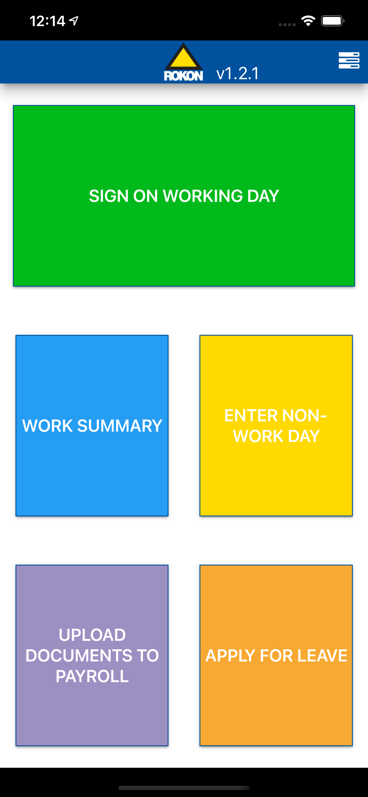 Rokon TimeSheets