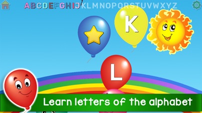 Kids Balloon Pop Language Game Screenshot