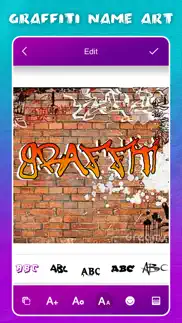 graffiti text name art iphone screenshot 3