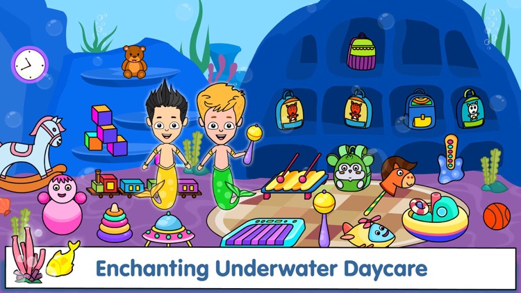 Tizi Town Little Mermaid Games screenshot-3