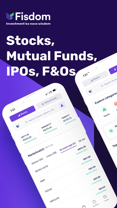 Fisdom - Stocks & Mutual Funds Screenshot