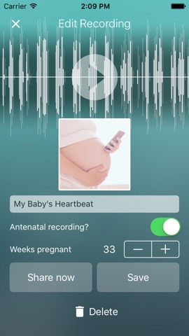 Hear My Baby Heartbeat Appのおすすめ画像5