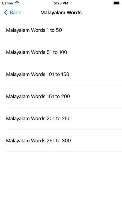 Learn Malayalam Language Screenshot