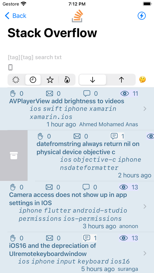 #3. PocketOverflow (iOS) 由: P'tit Xav