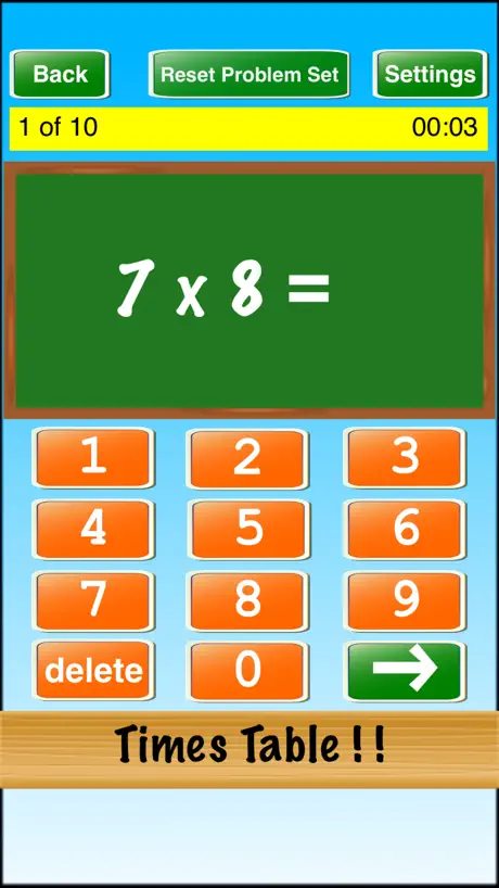 Times Table ! !