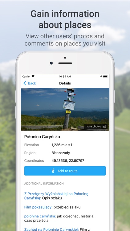 Hiking Map Poland screenshot-5