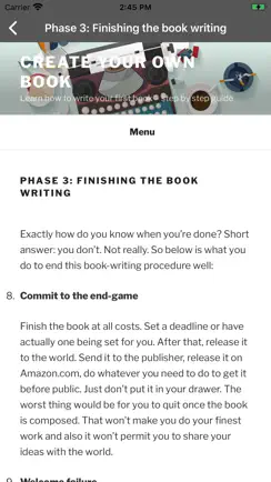 Write a Book: New Writer Guide iPhone image 4
