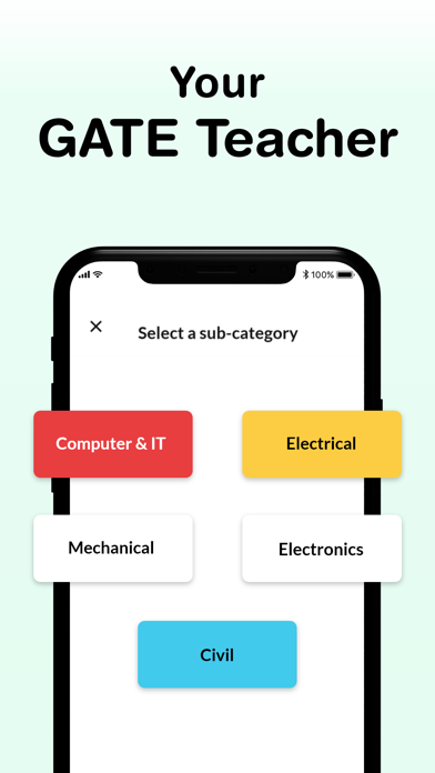 GATE Exam Prep & Mock Tests Screenshot