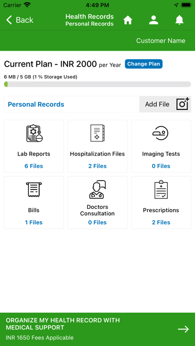 MyHealthMeter Screenshot