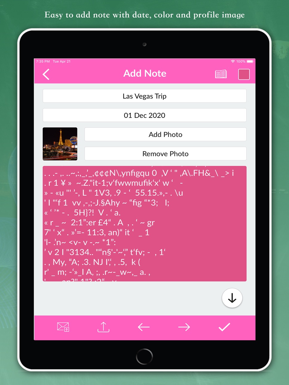 iPad screenshot