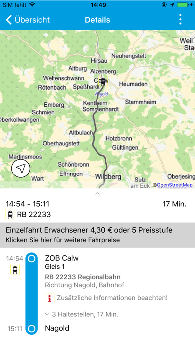 Screenshot #2 pour VGC-Verkehrsgesellschaft Calw