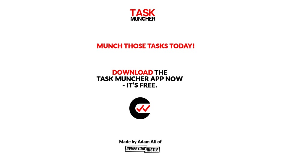 #5. Task Muncher (iOS) 由: #EVERYDAYHUSTLE
