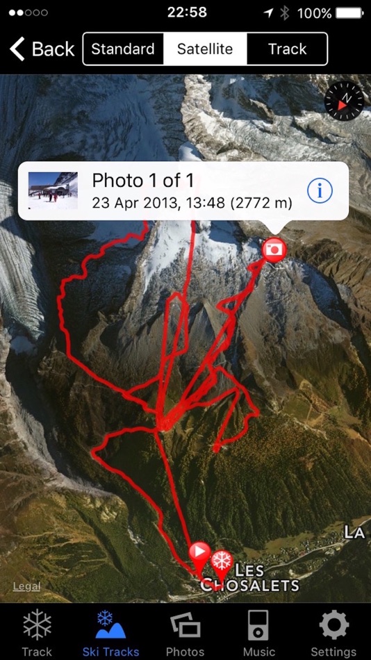 #2. Ski Tracks Lite (iOS) 由: Core Coders Ltd