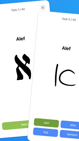 Game screenshot Hebrew Alphabet and Flashcards apk