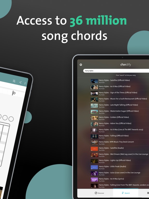 Chordify: Songs, Chords, Tunerのおすすめ画像2