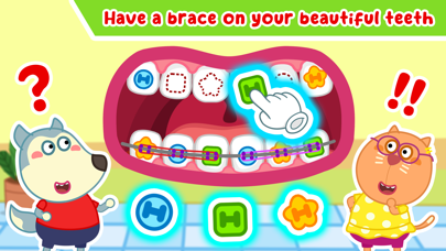 Wolfoo Dentist Dental Care Screenshot
