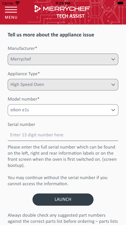 #2. Merrychef Tech Assist (iOS) 由: Welbilt, Inc.
