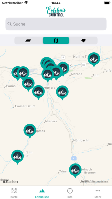ErlebnisCard Tirol Screenshot