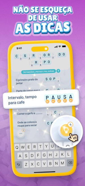 Crossword Brain 2: Caça Palavras cruzadas em portugues ~ Word de a