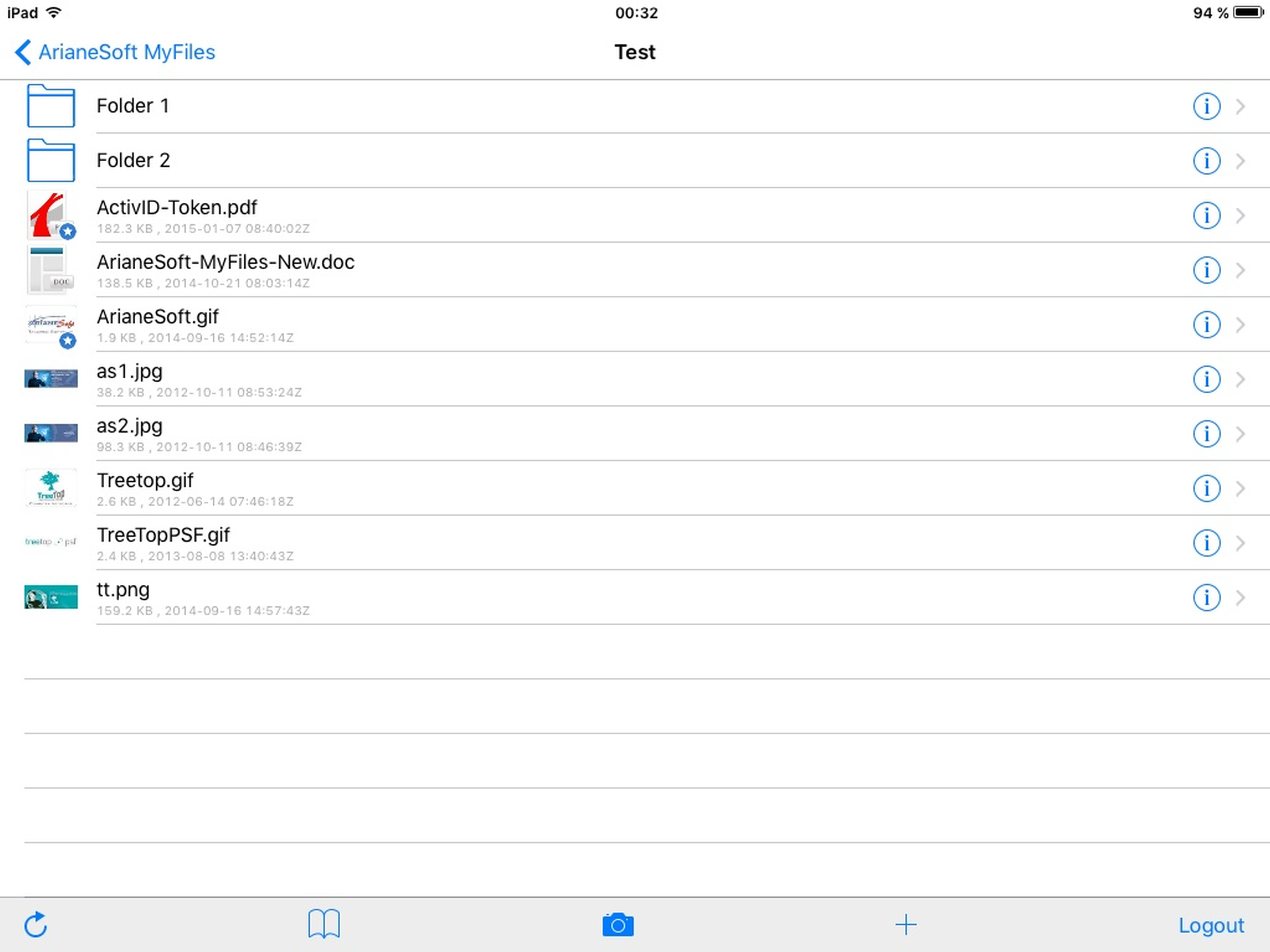 ArianeSoft MyFiles screenshot 10