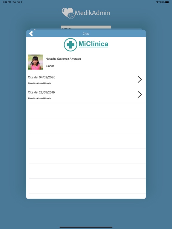 Screenshot #6 pour MedikAdmin Pacientes