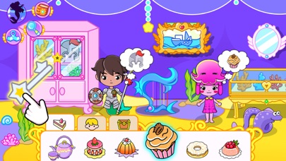 Mermaid Princess Town Design Screenshot
