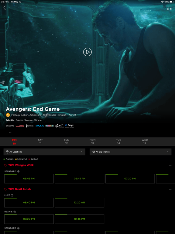 Screenshot #6 pour TGV Cinemas