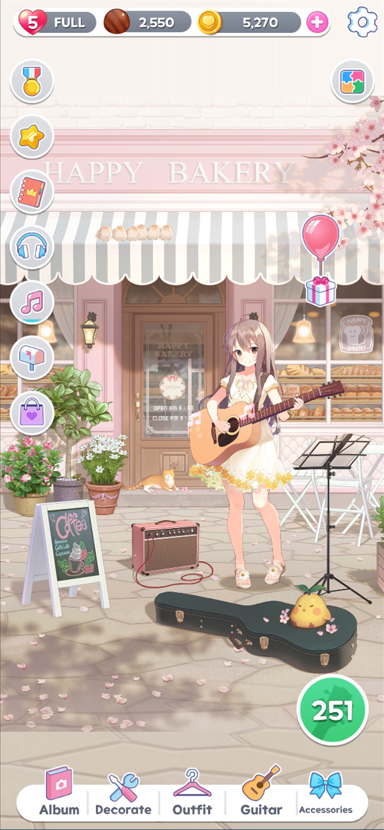Guitar Girl Match 3