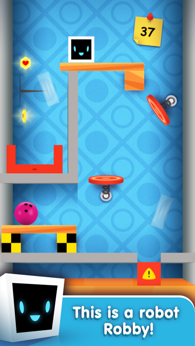 Heart Box - logic physics game Screenshot
