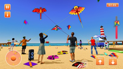 Kite Game: Beach Kite Flying Screenshot